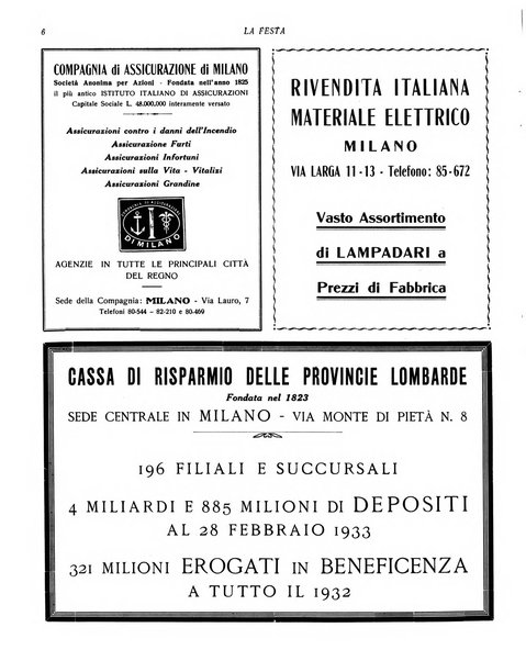 La festa rivista settimanale illustrata della famiglia italiana