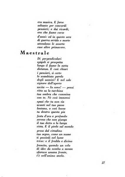 Maestrale rivista mensile di poesia e di cultura