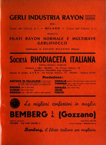 Raion rivista tecnico economica dei tessili moderni