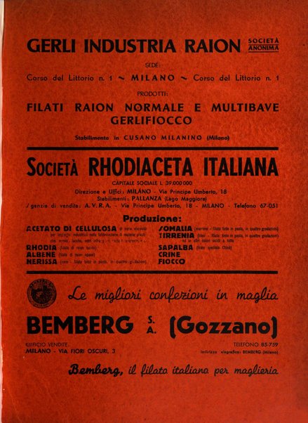 Raion rivista tecnico economica dei tessili moderni