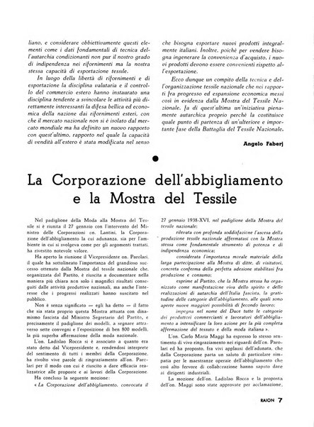 Raion rivista tecnico economica dei tessili moderni