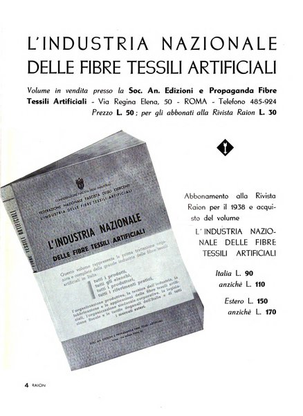 Raion rivista tecnico economica dei tessili moderni