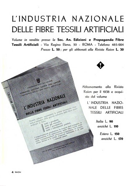 Raion rivista tecnico economica dei tessili moderni