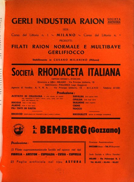 Raion rivista tecnico economica dei tessili moderni