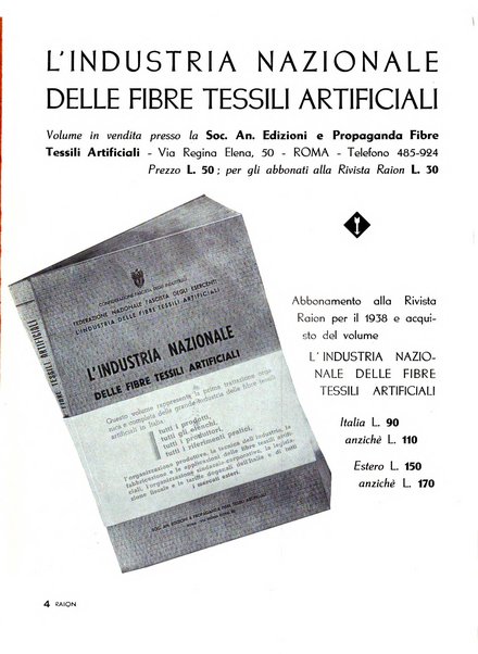 Raion rivista tecnico economica dei tessili moderni