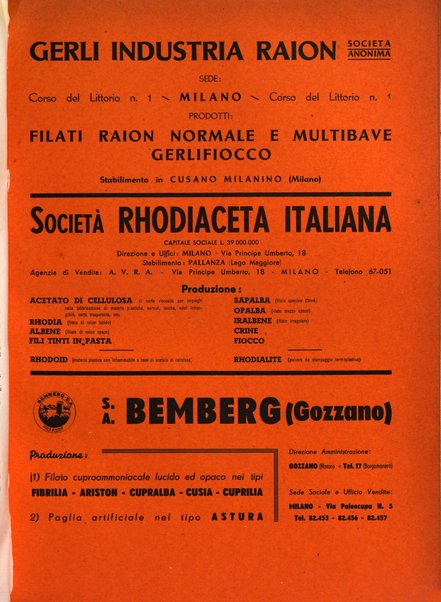 Raion rivista tecnico economica dei tessili moderni