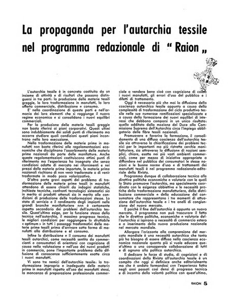 Raion rivista tecnico economica dei tessili moderni