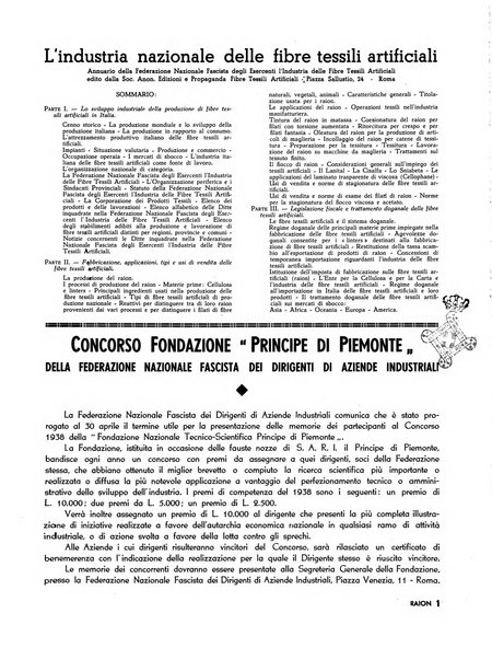 Raion rivista tecnico economica dei tessili moderni