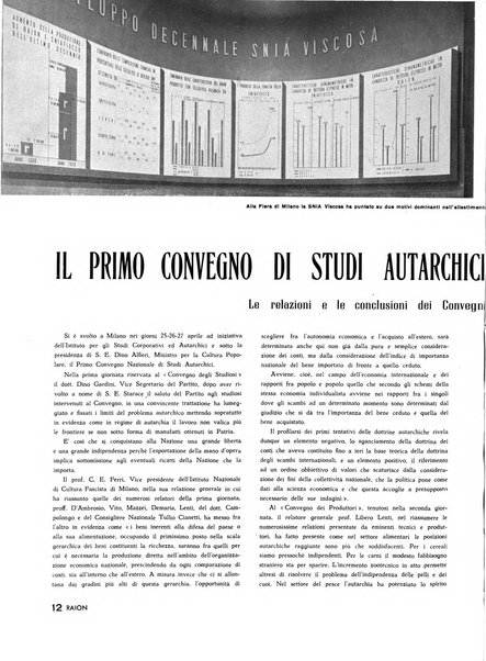 Raion rivista tecnico economica dei tessili moderni