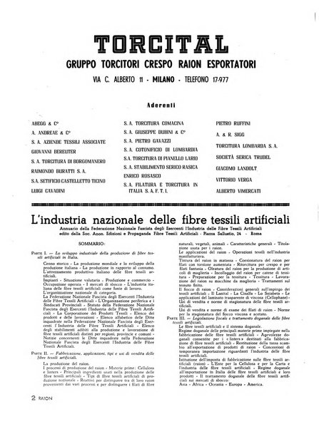 Raion rivista tecnico economica dei tessili moderni