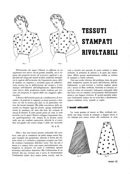 Raion rivista tecnico economica dei tessili moderni