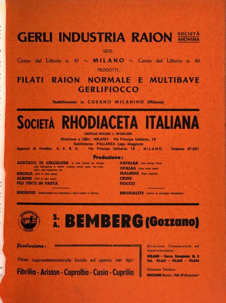 Raion rivista tecnico economica dei tessili moderni