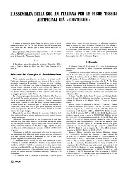 Raion rivista tecnico economica dei tessili moderni