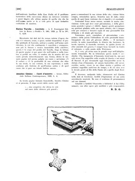 Realizzazioni rivista mensile illustrata della Rinascenza italica