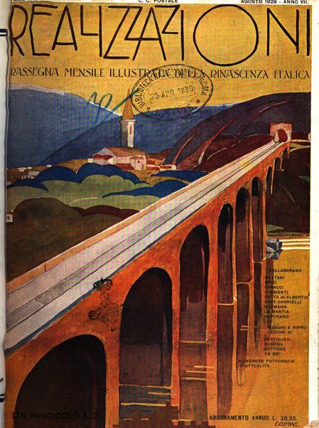 Realizzazioni rivista mensile illustrata della Rinascenza italica