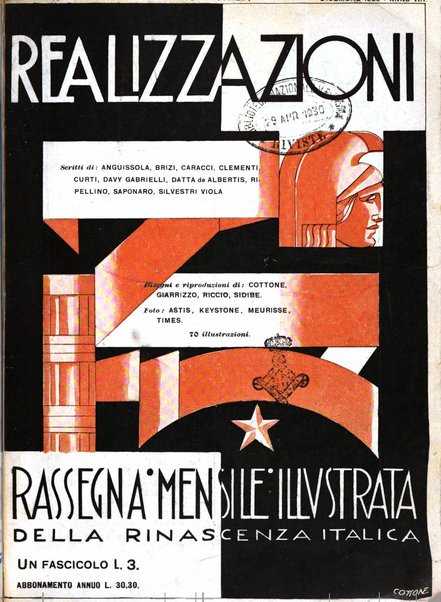 Realizzazioni rivista mensile illustrata della Rinascenza italica