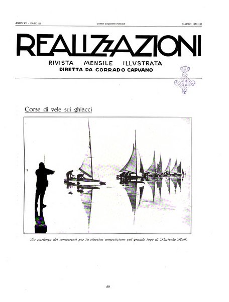 Realizzazioni rivista mensile illustrata della Rinascenza italica