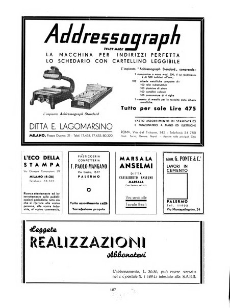 Realizzazioni rivista mensile illustrata della Rinascenza italica