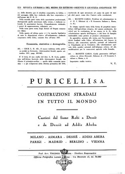 Rivista giuridica del Medio ed estremo Oriente e giustizia coloniale rivista critica di dottrina, giurisprudenza e legislazione