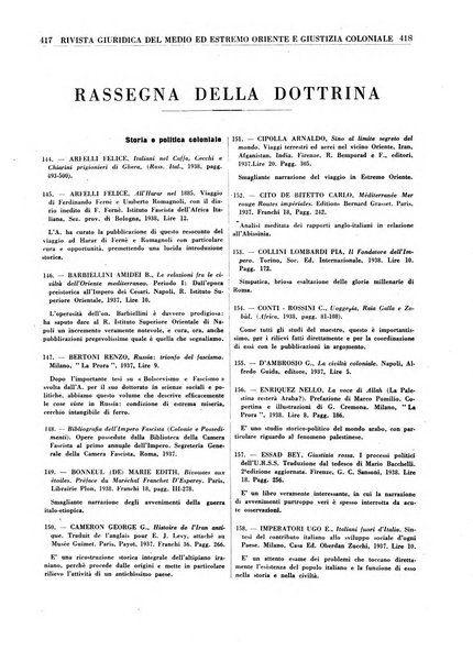 Rivista giuridica del Medio ed estremo Oriente e giustizia coloniale rivista critica di dottrina, giurisprudenza e legislazione