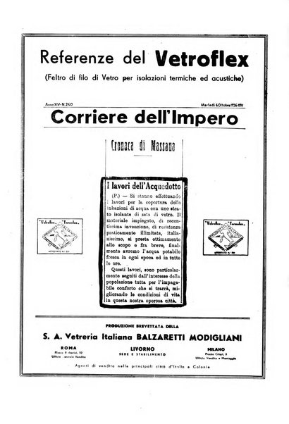 Acqua e gas giornale della Federazione nazionale fascista industrie del gas e degli acquedotti