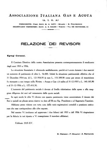 Acqua e gas giornale della Federazione nazionale fascista industrie del gas e degli acquedotti