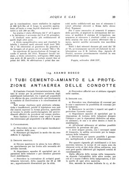 Acqua e gas giornale della Federazione nazionale fascista industrie del gas e degli acquedotti