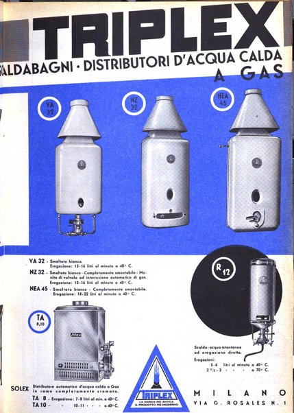 Acqua e gas giornale della Federazione nazionale fascista industrie del gas e degli acquedotti