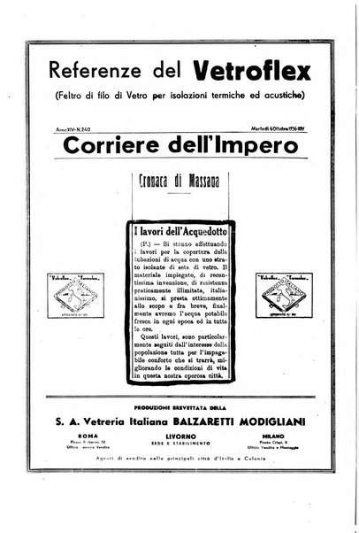 Acqua e gas giornale della Federazione nazionale fascista industrie del gas e degli acquedotti