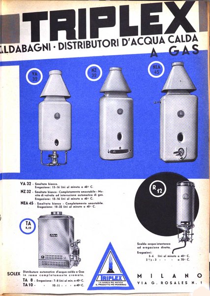 Acqua e gas giornale della Federazione nazionale fascista industrie del gas e degli acquedotti