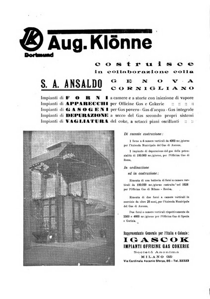 Acqua e gas giornale della Federazione nazionale fascista industrie del gas e degli acquedotti