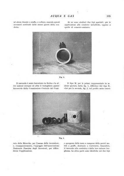 Acqua e gas giornale della Federazione nazionale fascista industrie del gas e degli acquedotti