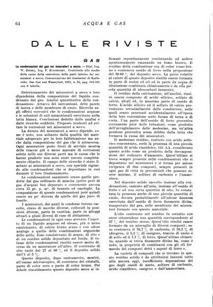 Acqua e gas giornale della Federazione nazionale fascista industrie del gas e degli acquedotti