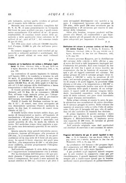 Acqua e gas giornale della Federazione nazionale fascista industrie del gas e degli acquedotti