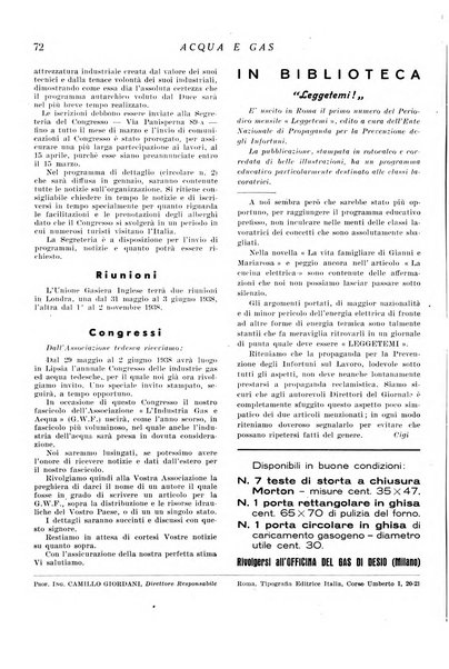 Acqua e gas giornale della Federazione nazionale fascista industrie del gas e degli acquedotti