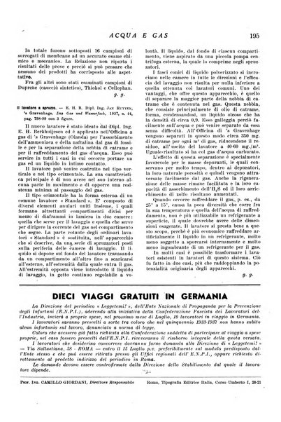 Acqua e gas giornale della Federazione nazionale fascista industrie del gas e degli acquedotti