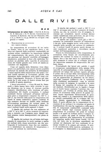 Acqua e gas giornale della Federazione nazionale fascista industrie del gas e degli acquedotti