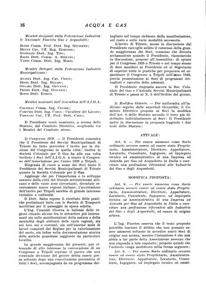 Acqua e gas giornale della Federazione nazionale fascista industrie del gas e degli acquedotti