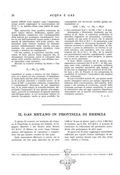 Acqua e gas giornale della Federazione nazionale fascista industrie del gas e degli acquedotti