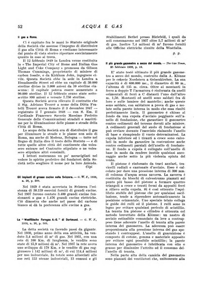 Acqua e gas giornale della Federazione nazionale fascista industrie del gas e degli acquedotti