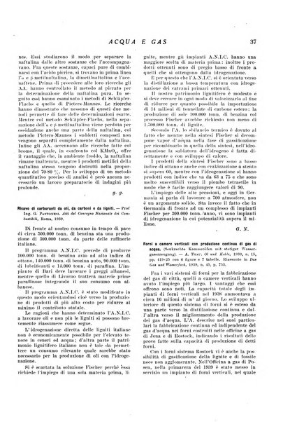 Acqua e gas giornale della Federazione nazionale fascista industrie del gas e degli acquedotti