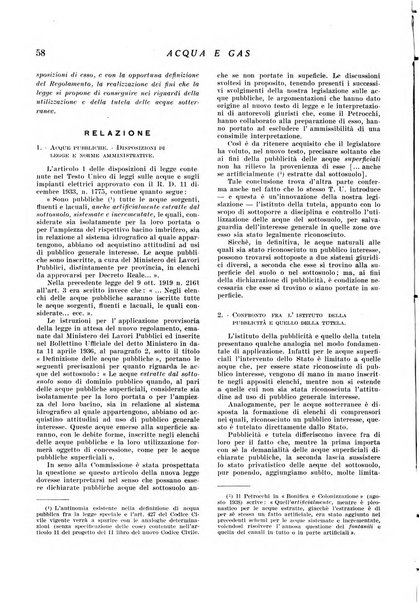 Acqua e gas giornale della Federazione nazionale fascista industrie del gas e degli acquedotti