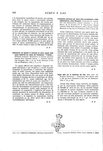 Acqua e gas giornale della Federazione nazionale fascista industrie del gas e degli acquedotti