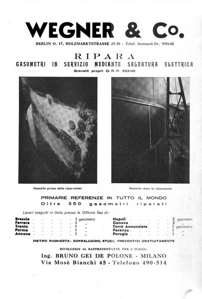 Acqua e gas giornale della Federazione nazionale fascista industrie del gas e degli acquedotti