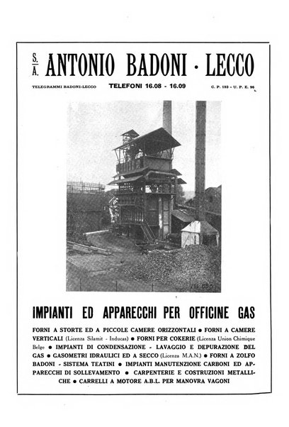 Acqua e gas giornale della Federazione nazionale fascista industrie del gas e degli acquedotti