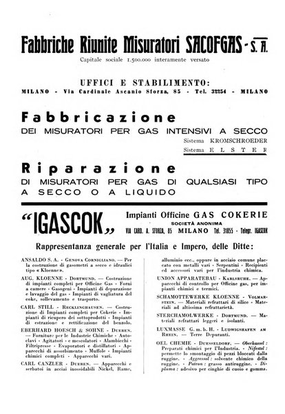 Acqua e gas giornale della Federazione nazionale fascista industrie del gas e degli acquedotti