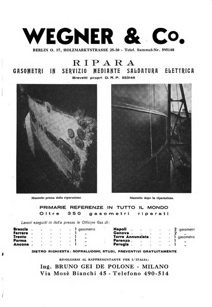 Acqua e gas giornale della Federazione nazionale fascista industrie del gas e degli acquedotti