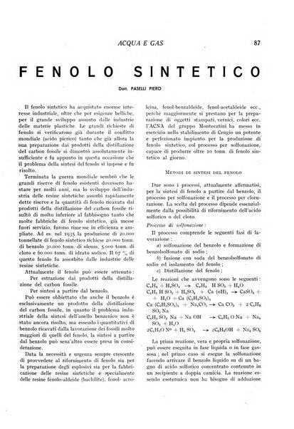 Acqua e gas giornale della Federazione nazionale fascista industrie del gas e degli acquedotti