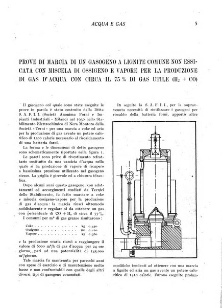 Acqua e gas giornale della Federazione nazionale fascista industrie del gas e degli acquedotti