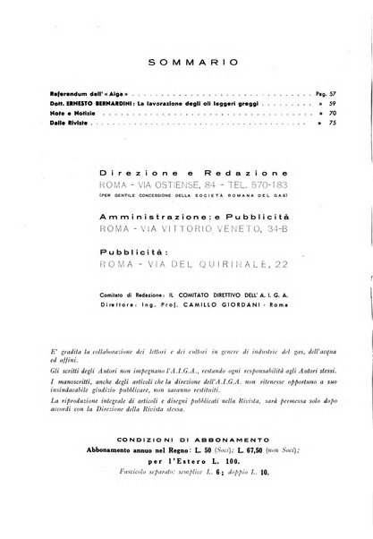 Acqua e gas giornale della Federazione nazionale fascista industrie del gas e degli acquedotti